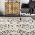 thumbnail image 3 of nuLOOM Creek Tribal Moroccan Area Rug, 5' x 8', Grey, 3 of 4