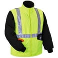 thumbnail image 4 of Ergodyne GloWearÂ® 8385 Type R Class 3 4-in-1 Jacket, Lime, 3XL, 4 of 7