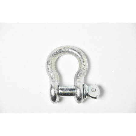 

5/8 Lift Tow Bow Shackle D-Ring w 3/4 Clevis Screw Pin WLL 7000 lbs 3.25 TON - Galvanized / Zinc Plated - 10