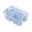 Blue, variant on Plastic Shower Caddy Basket with Compartments & Handle, Bathroom, Bedroom, Kitchen, College Dorm, Garden, Under Sink (Gray)
