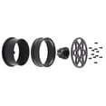 thumbnail image 2 of 4Pcs Carbon Fiber 1.9inch Beadlock Wheel Rim Wheel Hub for 1/10 RC Crawler Car Axial SCX10 TRX4 A, 2 of 5