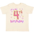 thumbnail image 3 of Inktastic It's My Fourth Birthday Boys or Girls Toddler T-Shirt, 3 of 5