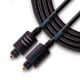 thumbnail image 1 of SatelliteSale DIGITAL TOSLINK SPDIF Audio Cable de fibra óptica PVC Cordón negro (3 pies) SatelliteSale Cable de audio óptico, 1 of 6