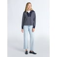 thumbnail image 4 of Free Assembly Women's and Women's Plus Half Zip Pullover Sweatshirt, Sizes XS-4X, 4 of 7
