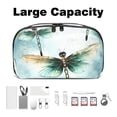 thumbnail image 3 of Dragonfly Waterproof Oxford Cloth Travel Organizer for Electronic Devices with USB Pouch, Charger Pouch, Charger Bag Organizer, and Phone Cable Organizer, 5.9x9.44x3.14 in, 3 of 6