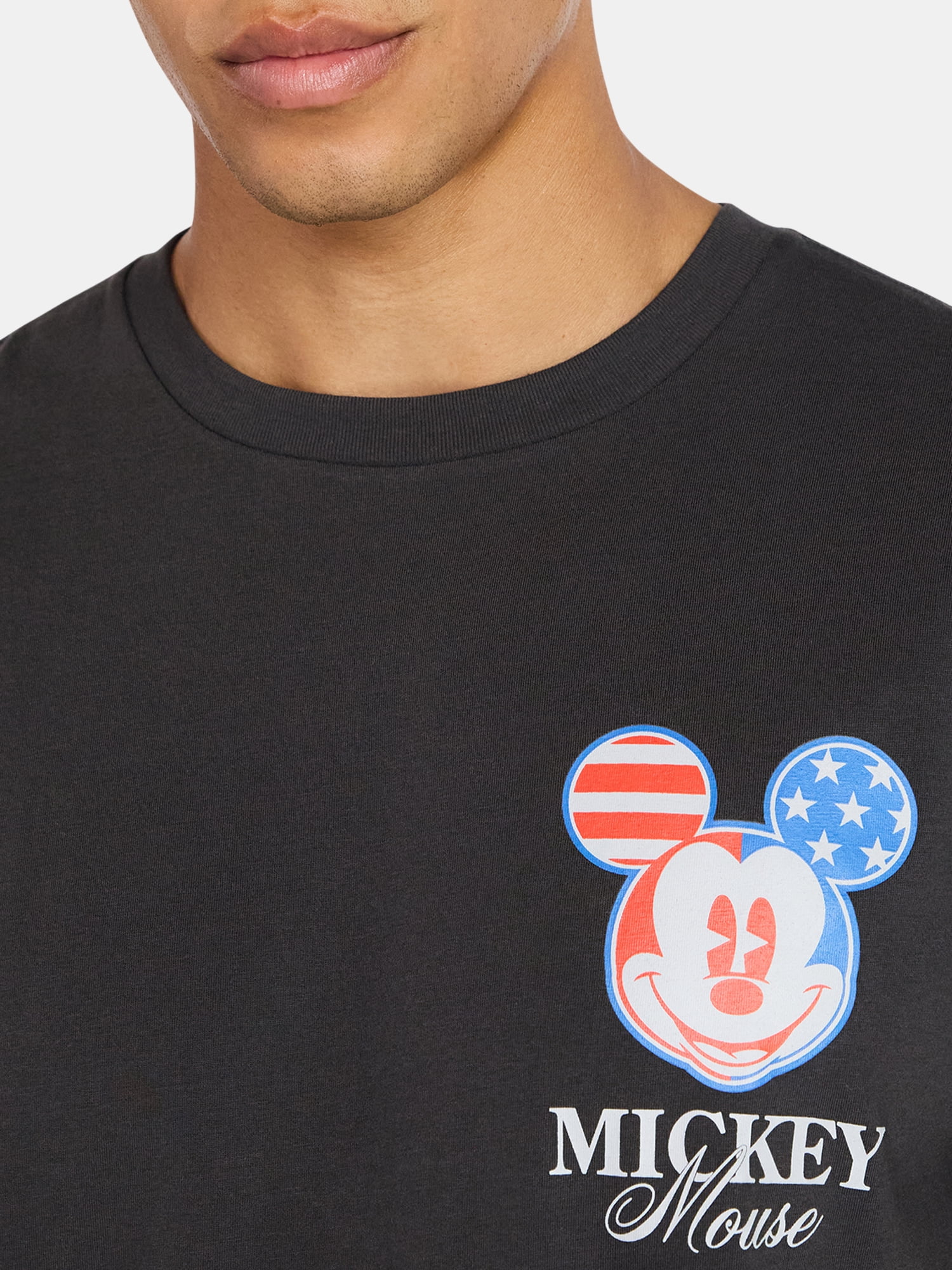 Disney, Men's & Big Men's Americana Graphic Tee, Mickey Mouse, Sizes XS-5XL