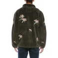 thumbnail image 2 of TODD SNYDER mens  Sherpa Floral Jacket, l, Grey, 2 of 3