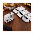 thumbnail image 6 of 12 Pieces Blind Brackets 2 Inch Low Profile Box Mounting Bracket for Headrail (White), 6 of 9