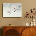 thumbnail image 4 of Hidden Frame Canvas Wall Art - Ink Style Magnolia Branch New Chinese Style Popular Wall Decor for Living Room & Entryway 16x12in, 4 of 8