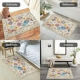 thumbnail image 5 of MJIAexp 2'x3' Moroccan Bedroom Rug Washable Vintage Boho Area Rug Non-Slip Accent Throw Rug Stain Resistant Floor Carpet for Kitchen Entryway Bathroom Living Room Office Multi-Color, 5 of 7