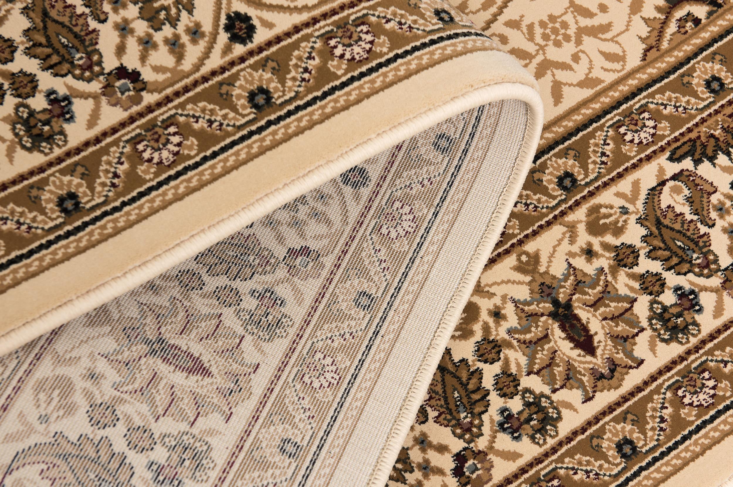Tapis d'intérieur persan Rug Branch Majestic 3' x 6' (taille exacte : 2'8" x 6'), beige crème, style traditionnel - Entrée, couloir, salle de bain et cuisine