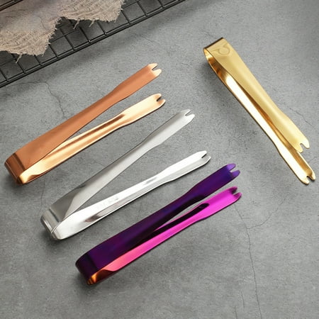 

Bobasndm BBQ Clip Easy Clean Bread Food Sugar Tong Anti-scalding Simple for Bar