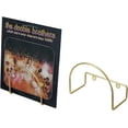 thumbnail image 1 of Modern Metal Wire Wall Mounted Vinyl Records Storage Racks Hanging LP Record Holders Floating Album Cover Display Shelves Set of (Brass), 1 of 7