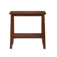 thumbnail image 5 of Leick Home 10405 Delton Narrow End Table with Shelf, Sienna, 5 of 14