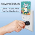 thumbnail image 3 of Easter Square LED Night Lights - Small, Portable Lighting for Any Room - Energy Efficient & Long-lasting - for Bedroom, Bathroom, and Hallway, 3 of 6