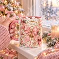 Personalized Pink Christmas Coquette Bow Mug - Walmart.com