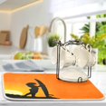 thumbnail image 5 of SKYSONIC Absorbent Dish Drying Mat Surfer Kitchen Counter Mat Protector,Reversible,Extra Large 24 x 18 Inches, 5 of 7