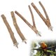 thumbnail image 5 of Soporte Para Percha Para Pájaros, Sin Pintura, Fácil De Instalar, Ayúdelos A Relajarse Y Descomprimir La Madera Trepadora De Pájaros Para Uso Diario, En Casa, Al Aire Libre,, 5 of 7