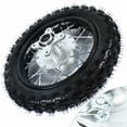 thumbnail image 4 of Rear Wheel Tire Rim 2.50-10 Wheel Tire and Rim Inner Tube with Drum Brake Assembly 50CC-110CC Dirt Bikes 16 inch Rear Wheel Tire Replacement, 4 of 25