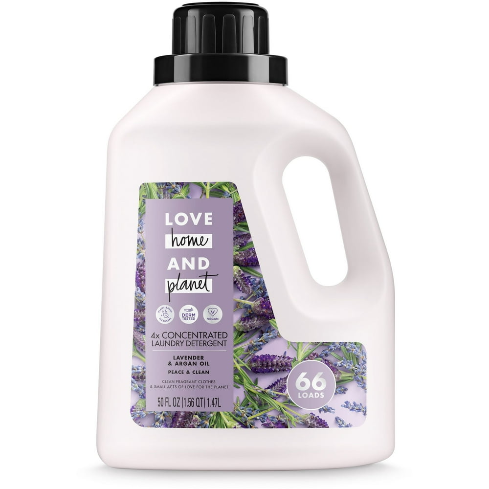 Love Home and Concentrated Laundry Detergent Lavender & Argan