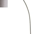 thumbnail image 6 of 86" Beige And Antique Gold Arched Floor Lamp With Gray Drum Shade, 6 of 8