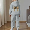 thumbnail image 7 of Boys Tracksuit Sets Size 8 Bow Graphic Sweatshirt and Pants Warm Up Suit Loose Fit Hoodie Sets 2 Pieces Sweatsuits for Boys Back To School Clothes, 7 of 7
