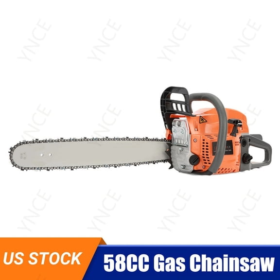 Ynce 20 in. 58 cc Gas 2-Stroke Top Handle Chainsaw