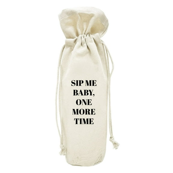 Koyal Wholesale Mother's Day Wine Bag, Sip Me Baby, One More Time, Wine Bottle Cover, Mother's Day Gifts, 1-Pack