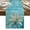 Blue, variant on Green Palm Tree Table Runner Farmhouse Retro Botanical Tropical Plants Tablerunners 13 x 48 Inch, Table Decorations Tabletop Scarf for Summer Gathering Holiday Farmhouse Kitchen Dining Decor