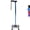Blue, variant on Quad Cane, Walking Cane with Ergonomic Handle Ever and Graceful 4-Pronged Base for Extra Stability, Adjustable Walking Sticks for Right or Left Handed Men & Women and Seniors