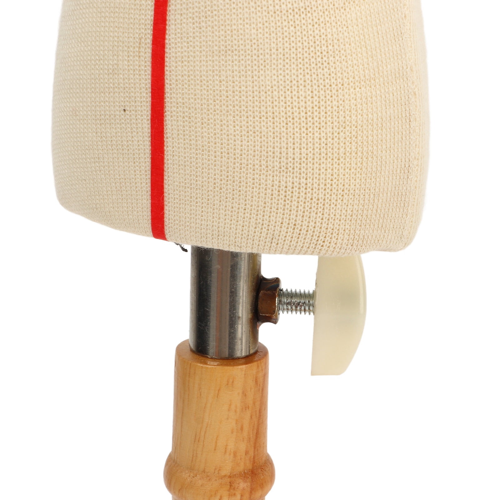 BIMZUC Mini Doll Model Dress Form, Professional Female Adjustable Tailor Mannequin with Wooden Base for Sewing, Pattern Making and Display, 11.42 inches / 29 cm
