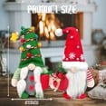 thumbnail image 7 of 2pc Christmas Gnomes Plush Decorations - Christmas Ornaments - Swedish Tomte Handmade Gnome Gift, Holiday Home Decor 12.2 inch, 7 of 7