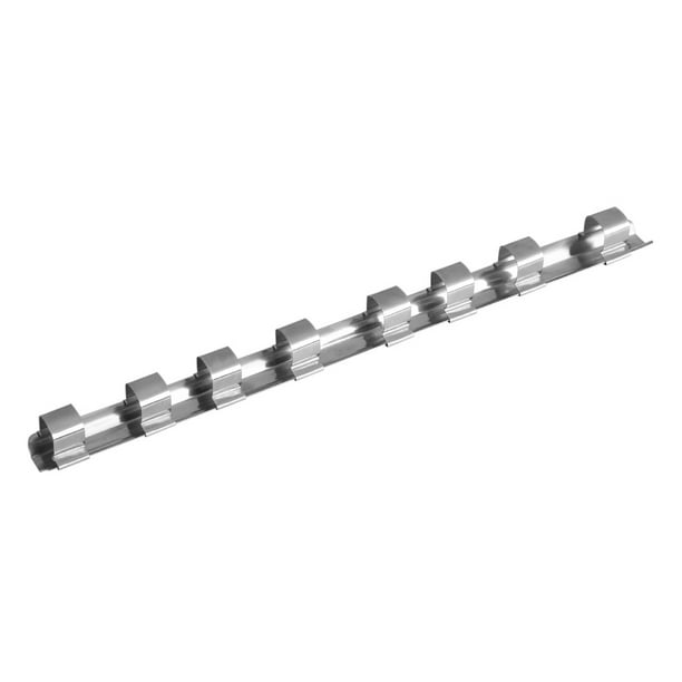 Nimoa Soporte Organizador de Herramientas-Acero al Carbono Estante de 8 Ranuras Divisor de Almacenamiento Riel Deslizante Bandeja Estante Estante Soporte Organizador de Herramientas(3/8'')