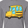 thumbnail image 4 of Inktastic Cute School Bus Long Sleeve T-Shirt, 4 of 5