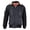 Black / Khaki, variant on Maximos Men's Sherpa Lined Removable Hood Multi Pocket Zipper Bomber Jacket (Khaki, M)