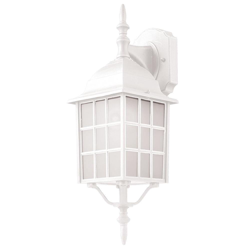 Trans Globe Lighting 1Light White Outdoor Wall Lantern (NEW OPEN BOX)