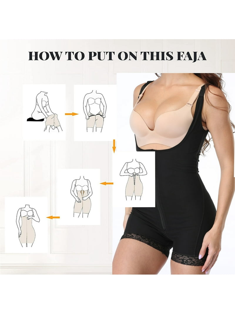 DELIÉ By Fajas DPrada | 09066 - 12066 | Fajas Colombianas Fajate Postpartum Girdle Full Body Shaper For Women