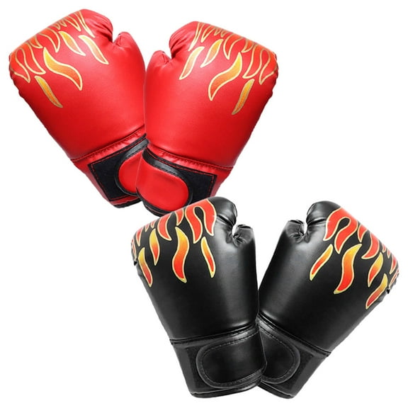 LOLIPPYY Boxing Sparring Gloves Sports Glove PU 2 Pairs for Practicing