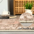 thumbnail image 2 of Rugs for Living Room,Washable Area Rug Taupe Retro Chic Medallion Distressed Design Living Room Indoor Non-Slip Non-Shedding Oriental Accent Throw Rug for Kitchen Bedroom Office Carpet, 2 of 9