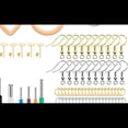thumbnail image 4 of Juego de cortadores de arcilla polimérica de 142 piezas, kit de herramientas de arcilla plástica para joyería de arcilla polimérica, cortadores de pendientes de arcilla de 24 formas con ganc, 4 of 5
