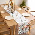 thumbnail image 3 of Table Runner 70 Inches Long for Kitchen Dining, Vintage Leaves Dresser Scarf Farmhouse, Dining Table Decorations for Wedding/Parties, Summer Botanical Pastoral Watercolor 13 x 70 In, 3 of 8