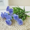thumbnail image 2 of BAETEUY 1 Bouquet Artificial Carnation Exquisite Non-fading 10 Heads Mother Day Gift Simulation Flower for Home, 2 of 8