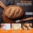 thumbnail image 3 of Bread Proofing Basket Set – Pastry Tool & Sourdough Starter Kit for Homemade Bread, 9" Round & 10" Oval Sourdough Baskets with Baking Tools, 3 of 7