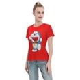 thumbnail image 4 of Women's Basic Short Sleeve T-Shirt Doraemon, 4 of 6