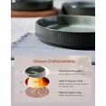 thumbnail image 6 of Star 7.5" Pasta Bowls Set, Salad Bowl Set of 4, Double Reactive Glaze, Stackable, Perfect for Your Friend for Housewarming, Thanksgiving, Christmas, Matte White, 6 of 7