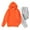 [Gray Pant] Orange, variant on Chiccall Mens 2 Piece Sweatsuit for Men Fleece Lined Pullover Hoodie & Jogger Sweatpants Tracksuit for Jogging Casual