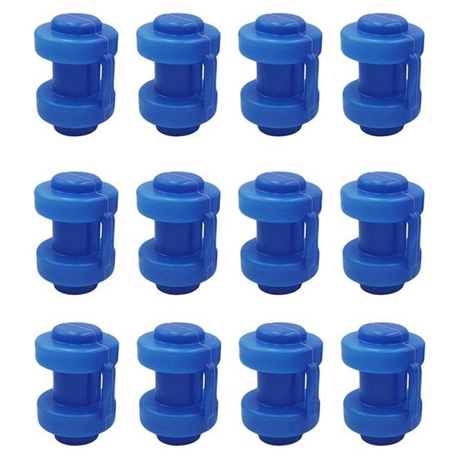 12 Piezas Tapas de Cama EláStica de 25 Mm, Tapas de Extremo de Cama EláStica para Fijar la Red de Seguridad una los Postes de Red de la Cama EláStica