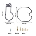 thumbnail image 3 of Motocicleta Carburador Reparación Kit para Honda - 21uds Negro Dorado Tono, 3 of 7
