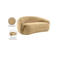thumbnail image 2 of Meridian Furniture Emery Camel Velvet Loveseat, 2 of 8