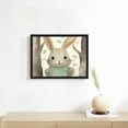 thumbnail image 3 of COMIO Woodland Animal Cute Rabbit for Home Office Decor 16x12in / 20x16in 16x12in, 3 of 4